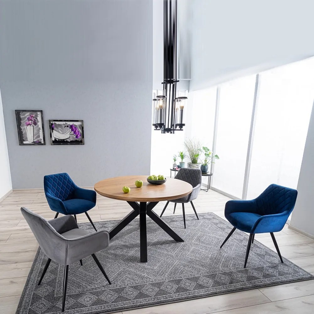 Linea Velvet karosszék szürke