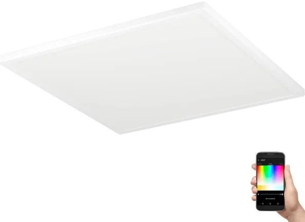 Eglo 901476 - LED RGBW Dimmelhető fürdőszoba Világítás ROVITO-Z 17W/230V 50x50cm IP44 fehér