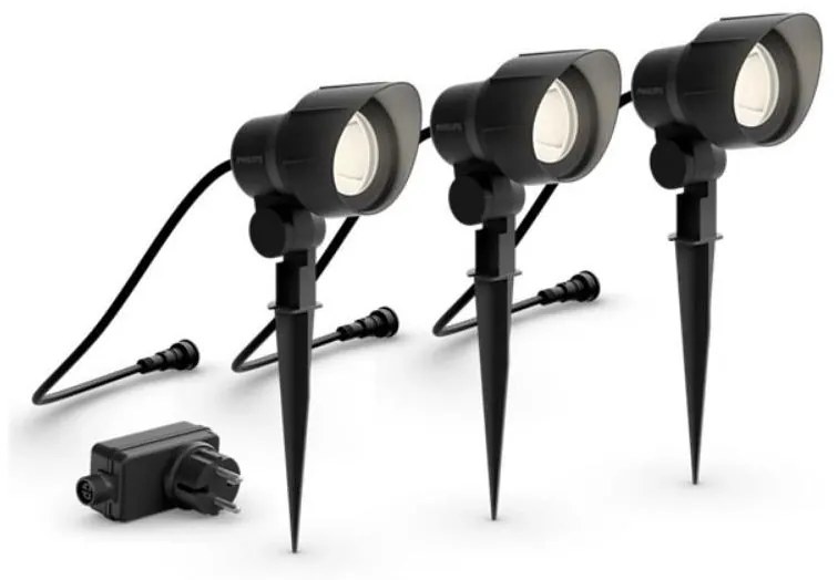 Philips Philips -KÉSZLET 3x LED Kültéri spotlámpa GARDENLINK LED/6W/230V 2700K IP44 P5487