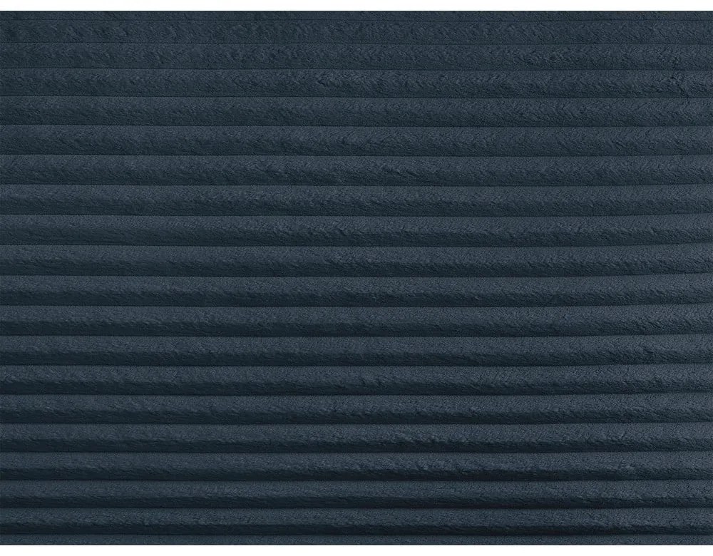 Sötétkék kárpitozott ágyneműtartós franciaágy ágyráccsal 160x200 cm Jade – Bobochic Paris