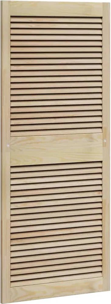 vidaXL Széfajtó Természetes 140,5 x 2,1 x 59,5 cm Tömör fenyőfa