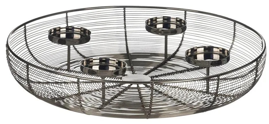 Eglo 422387 - HAGONY gyertyatartó, 45 cm átmérő, króm kivitel