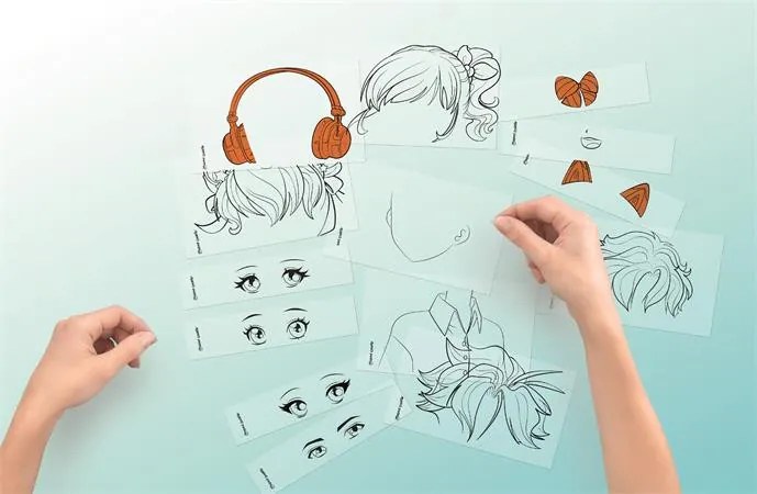 Kreatív készségfejlesztő rajzkészlet, MAPED CREATIV Avatar Tablet Manga (IMAC907076)