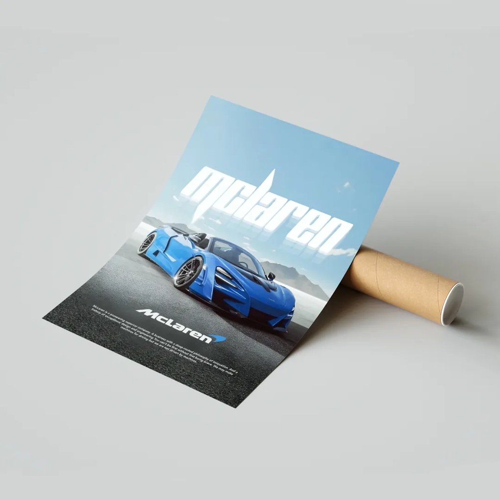 McLaren Autós poszter 20x30 cm Ajándék ötlet