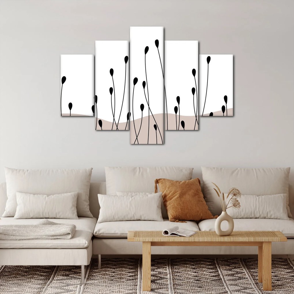 Kép - Grafikus rét N⁰1 (150x105 cm)