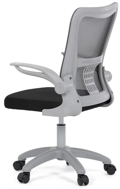 Gyerekszék állítható magassággal, szürke hálós háttámlával. KA-K2008 GREY