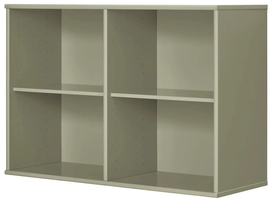 Khaki függő könyvespolc 89x61x32,5 cm Mistral – Hammel Furniture