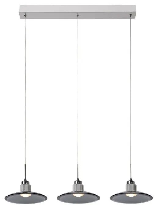 Lucide 32452/15/11 - LED függeszték COSMO 3xLED/10W/230V fényes króm