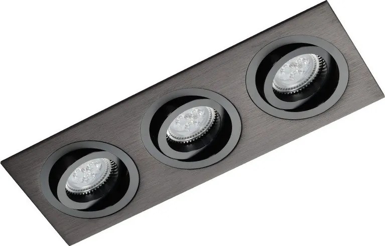 Lumifall ALCAZAR BB LMF.AZ543BB Beépíthető spotlámpa 3x50W/GX5,3 IP20
