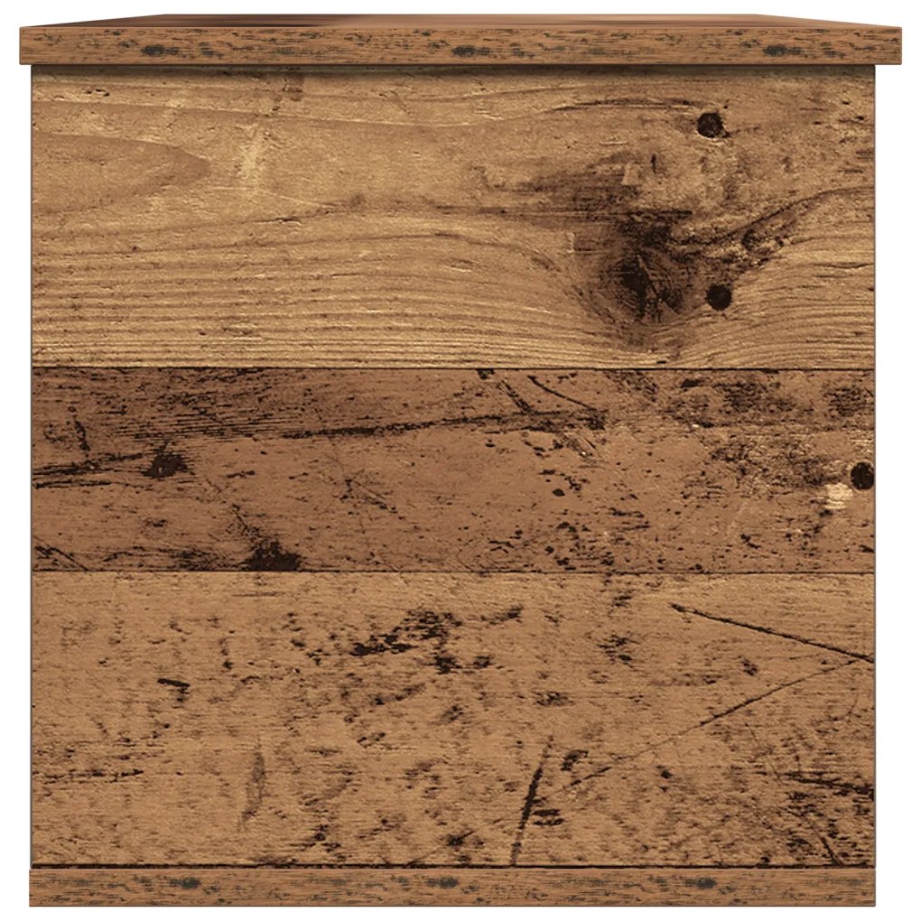 Tárolódoboz Régi Fa 102x35x35 cm Műgyanta Fa