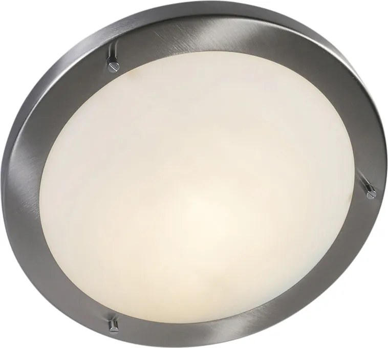 Modern mennyezeti lámpa acél 31 cm IP44 - Yuma