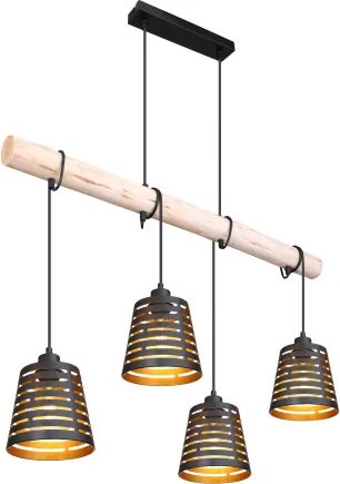 GLOBO 15451-4H ABLONA Vintage Függesztett Lámpa IP20