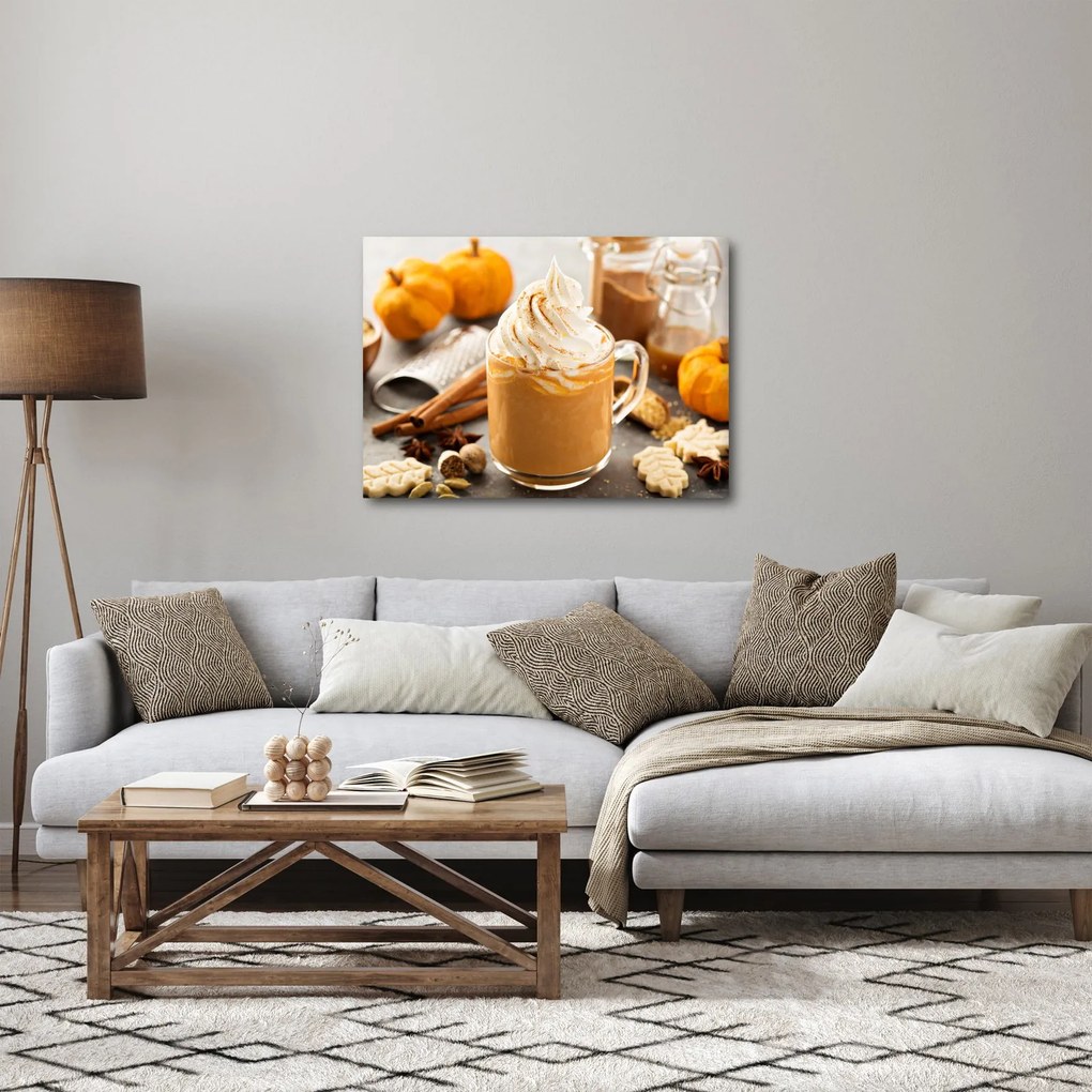 Kép - Tök latté (70x50 cm)