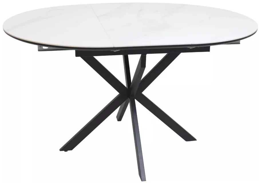 Gaston bővíthető kerámia étkezőasztal fehér 100-135cm