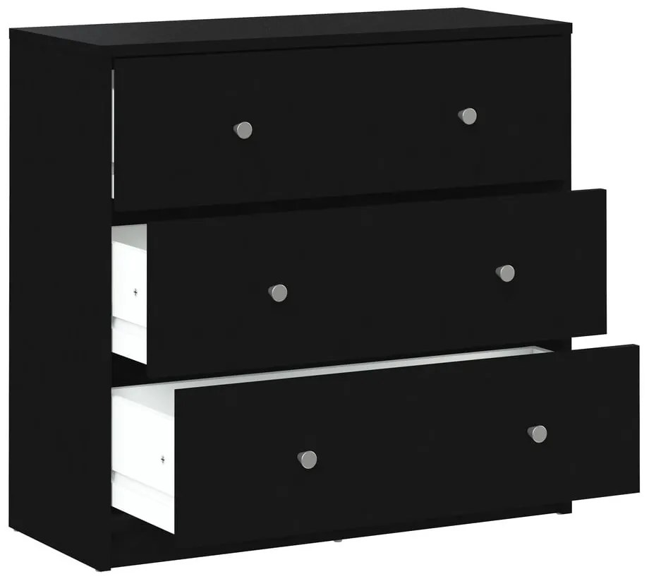 May fekete komód, 72 x 68 cm - Tvilum