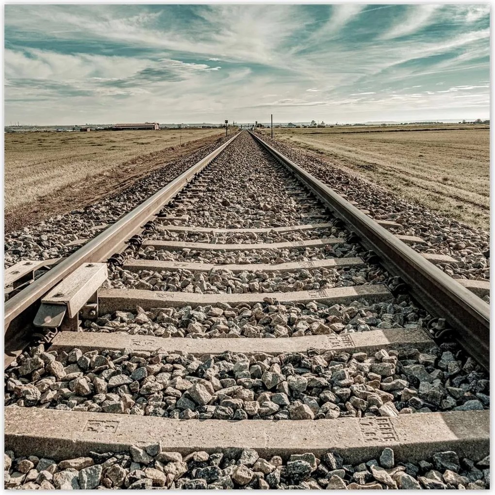 Poszterek 70x70 Vasúti sínek Vasút