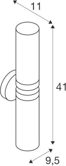 Fürdőszoba Képmegvilágító Lámpa Króm WL-106 SLV 1002229