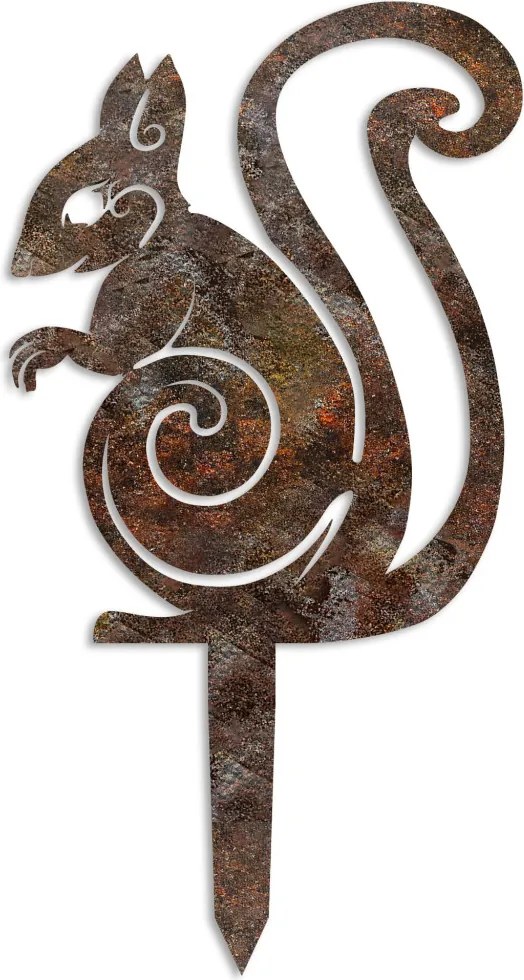 Squirrel fém kerti dísztárgy, 44×23 cm – TR565TNL1289