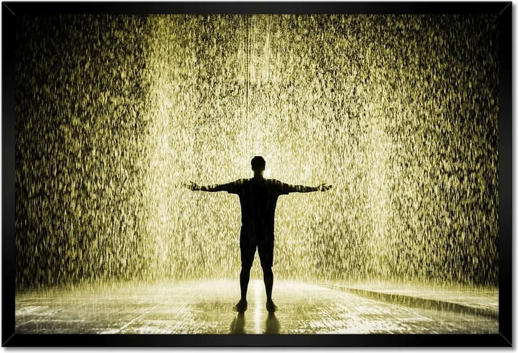 Poszterek keretben 60x40 Keményen esik az eső