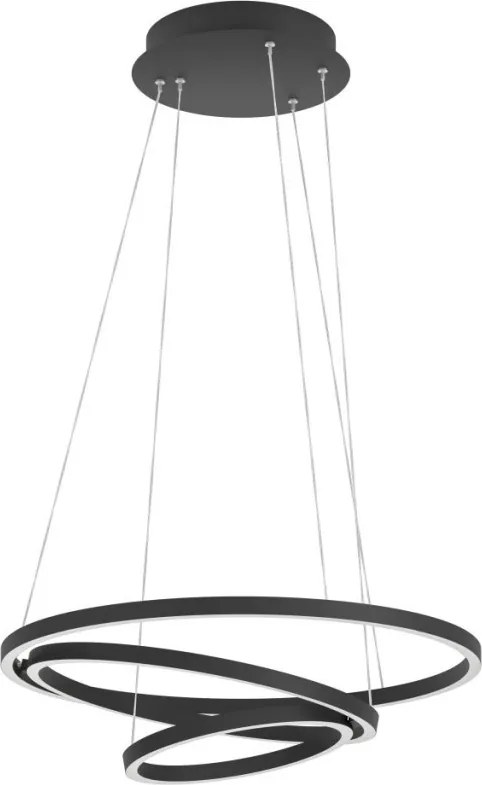 EGLO 900479 LOBINERO Modern Led Függesztett Lámpa Fehér, Fekete LED IP20