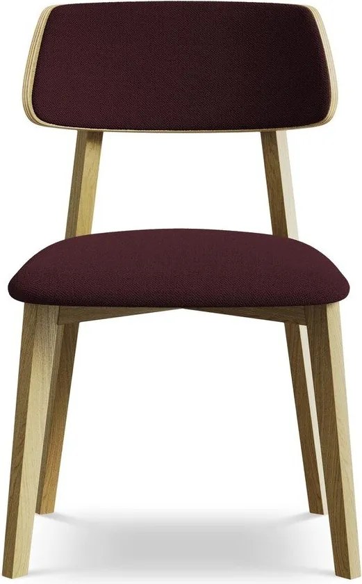 Borvörös tömörfa étkezőszék Niu – Makamii