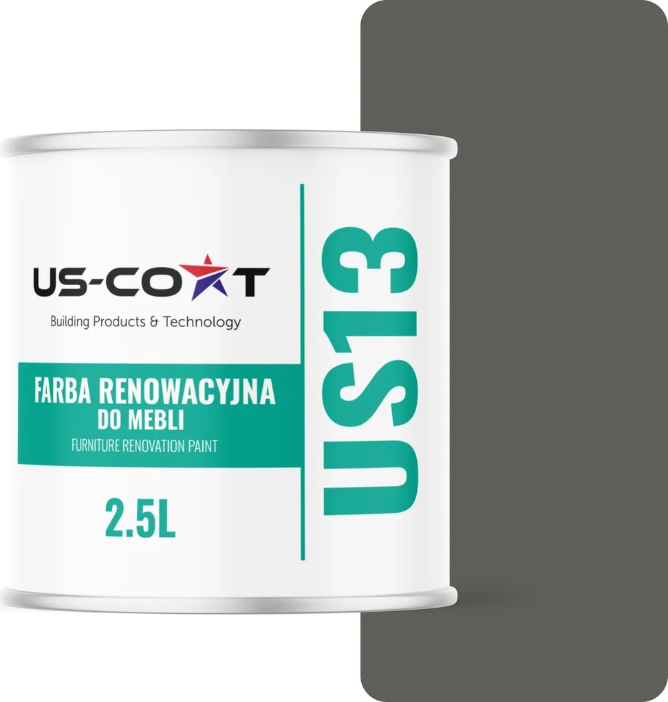 Konyhabútor Festék Szekrény Front Szürke Zöld Ral 7009 Szatén 2,5L