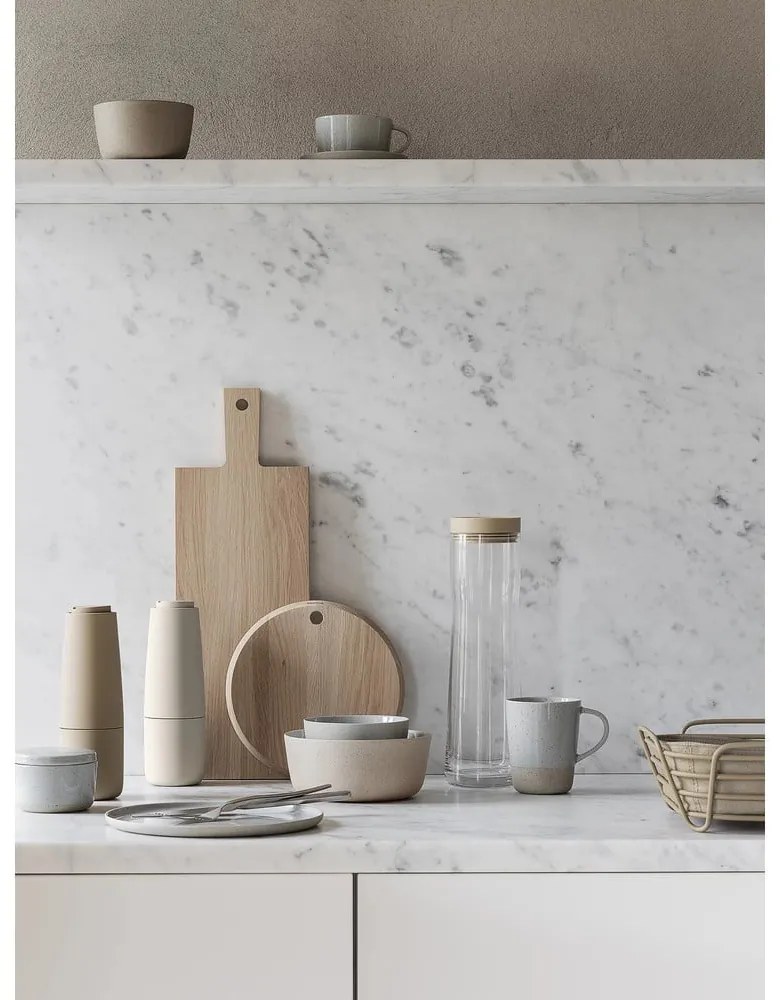 Szürke-bézs kerámia bögre szett 2 db-os 260 ml Sablo – Blomus