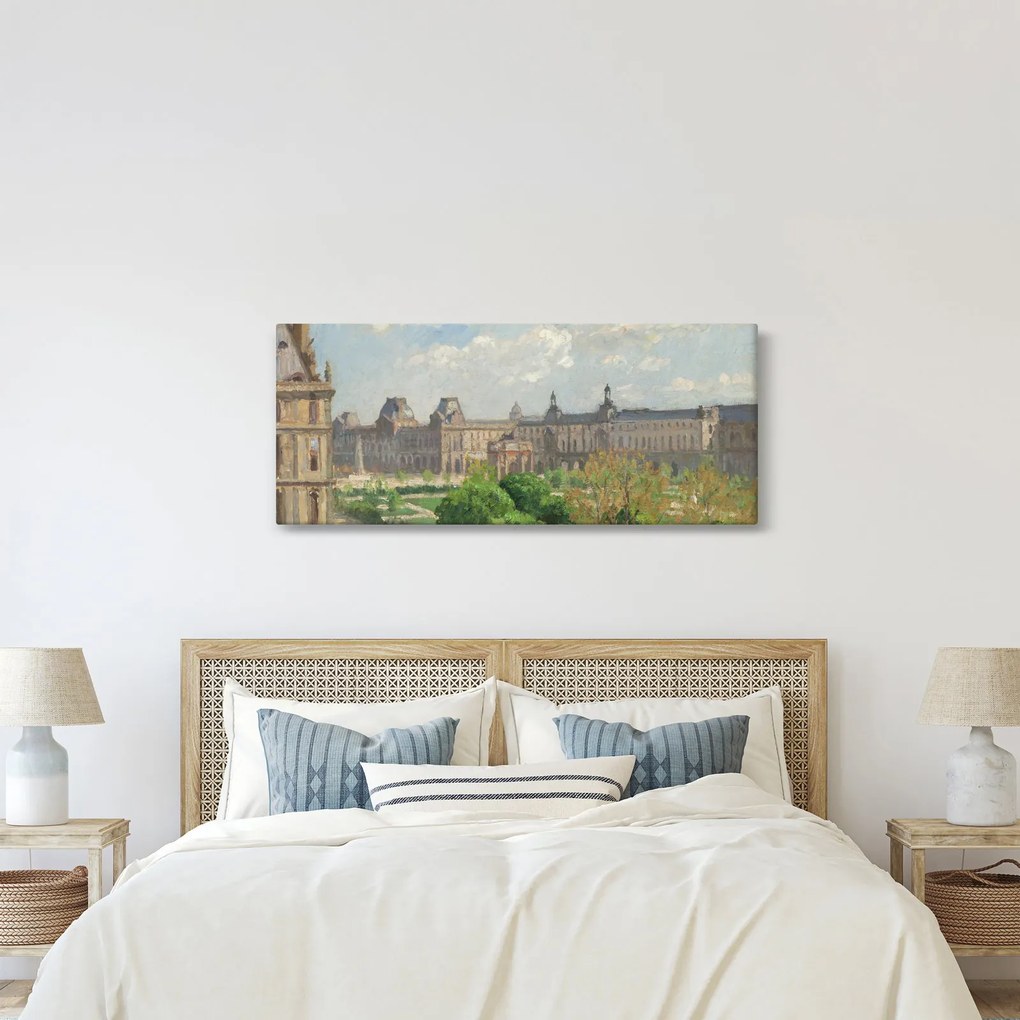 Kép - Camille Pissarro, Place du Carrousel, Paris, reprodukciók (120x50 cm)