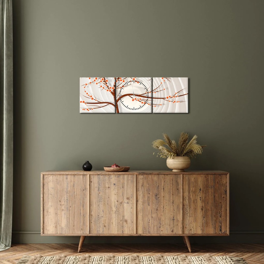 Kép - Fa a végtelenben (órával) (90x30 cm)
