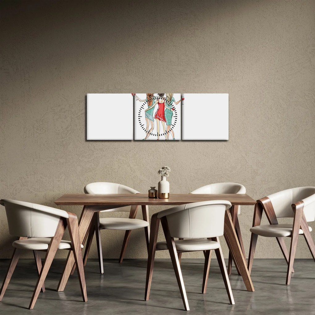 Kép - Örökké fiatal, örökké részeg (órával) (90x30 cm)