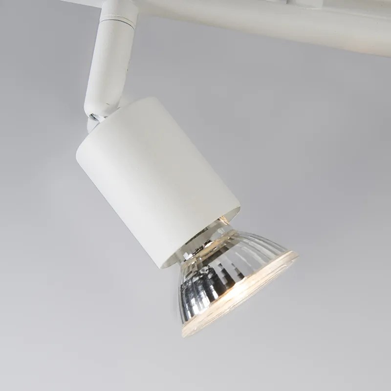 Modern fehér spotlámpa dönthető 2-lámpás - Jeany