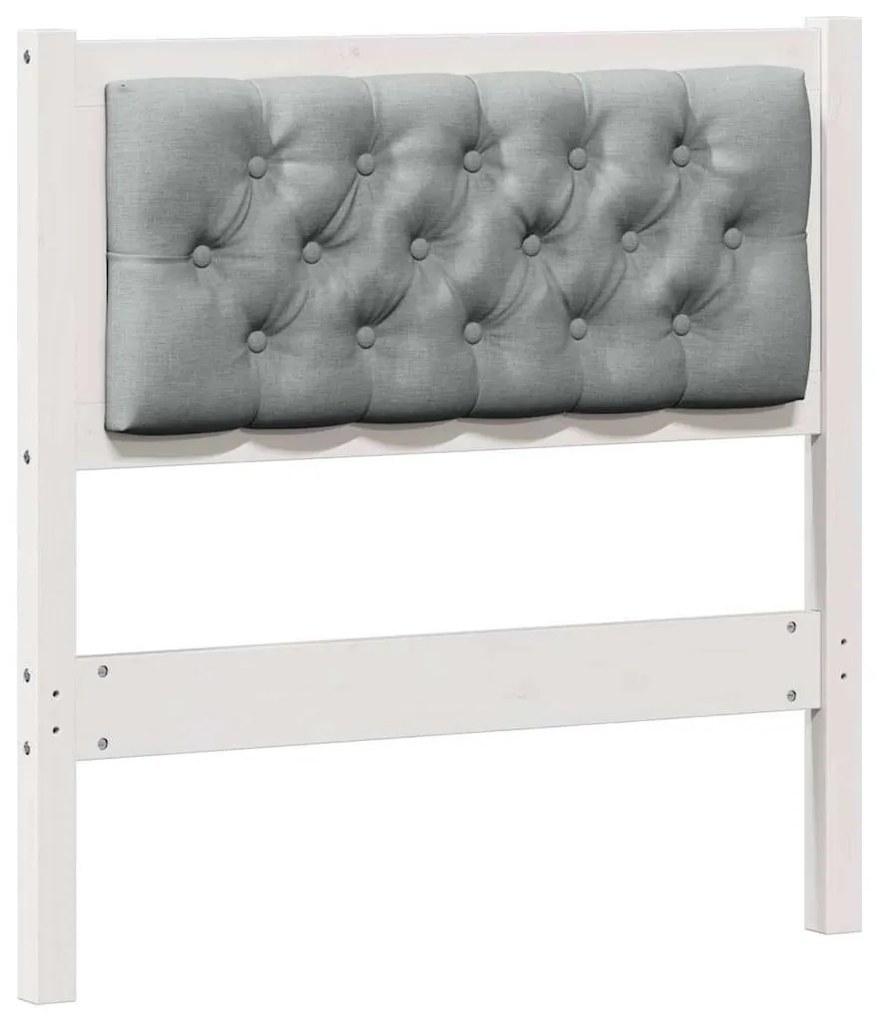 Fejtámla Egyéb Fehér és világosszürke 80 cm Tömör fenyőfa