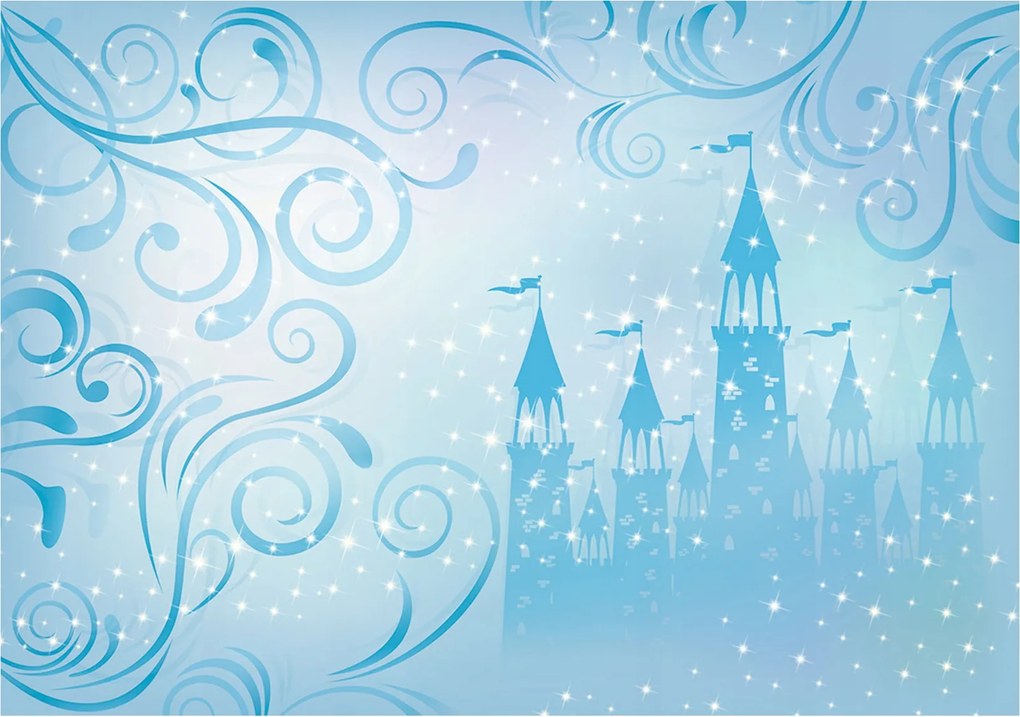 Fotótapéta Álomkastély csillámos fantázia 416x254 Gyerekszobába +ragasztó