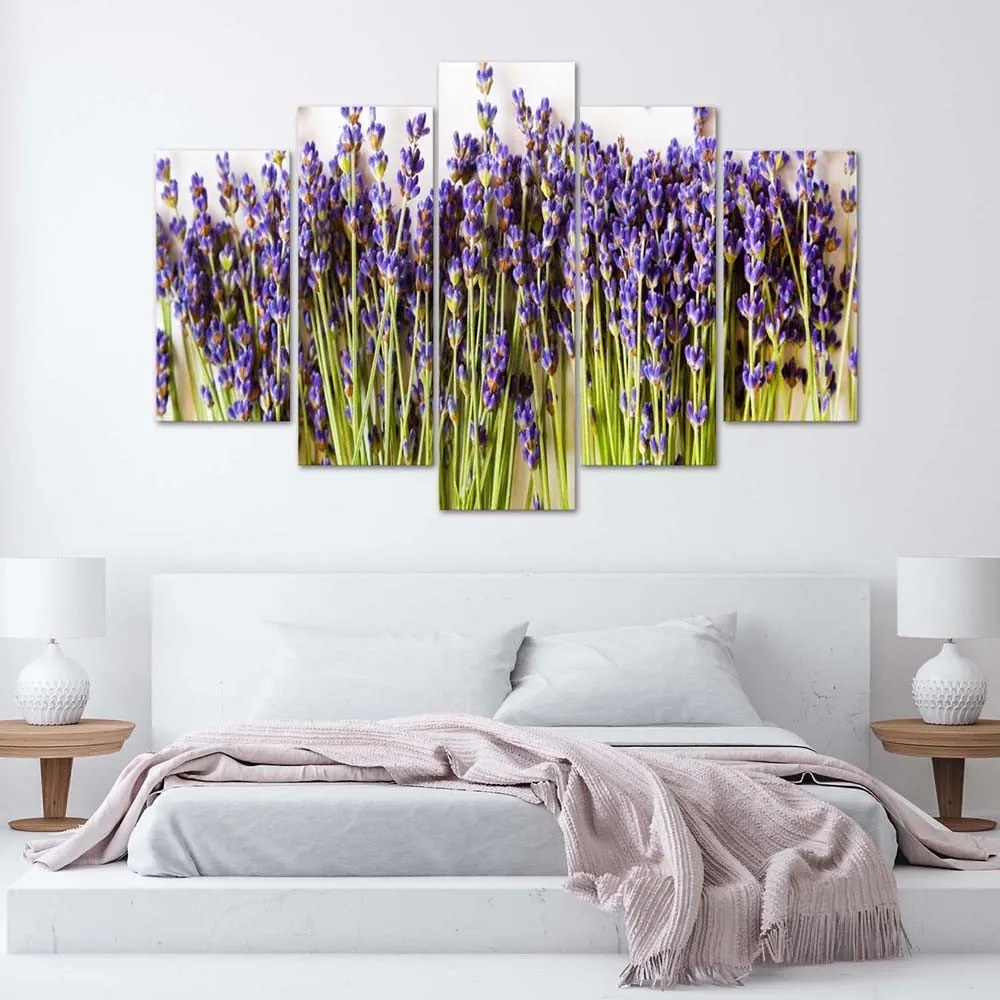 Gario Vászonkép Levendula - 5 részes Méret: 150 x 100 cm