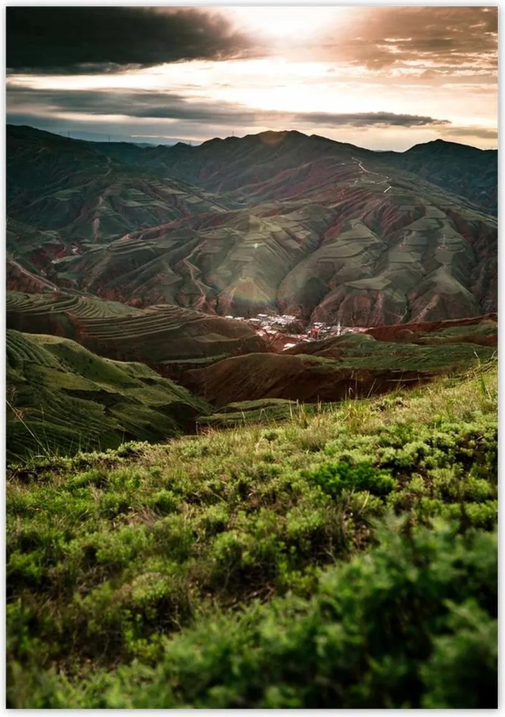 Poszterek 70x100 Hegyi táj Tájkép
