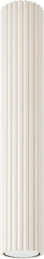 Mennyezeti spot lámpa bézs kerek bordázott cső 40 cm spot Sollux