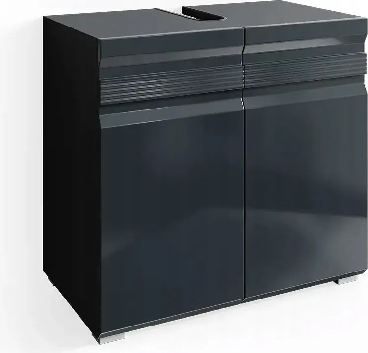 Mosdó Alatti Szekrény Freddy Antracit Fényes Vicco