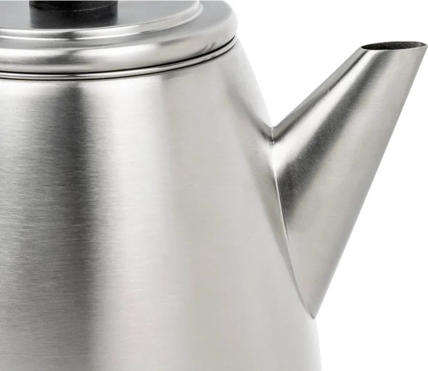 Ezüstszínű rozsdamentes acél teáskanna szűrővel 1,1 l Duet Odense – Bredemeijer