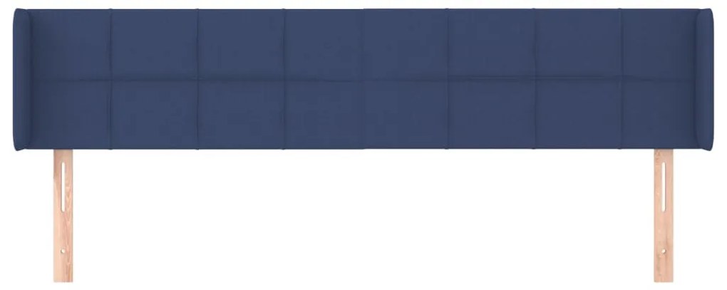 kék szövet fejtámla 203x16x78/88 cm