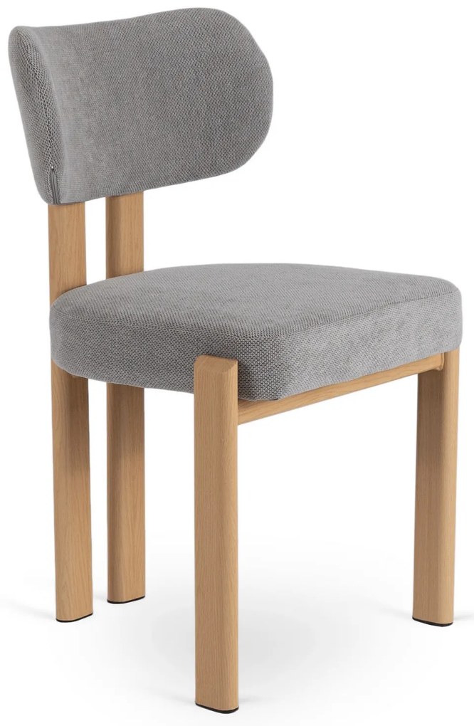 Étkezőszék GRENADA szürke/tölgy lábakkal