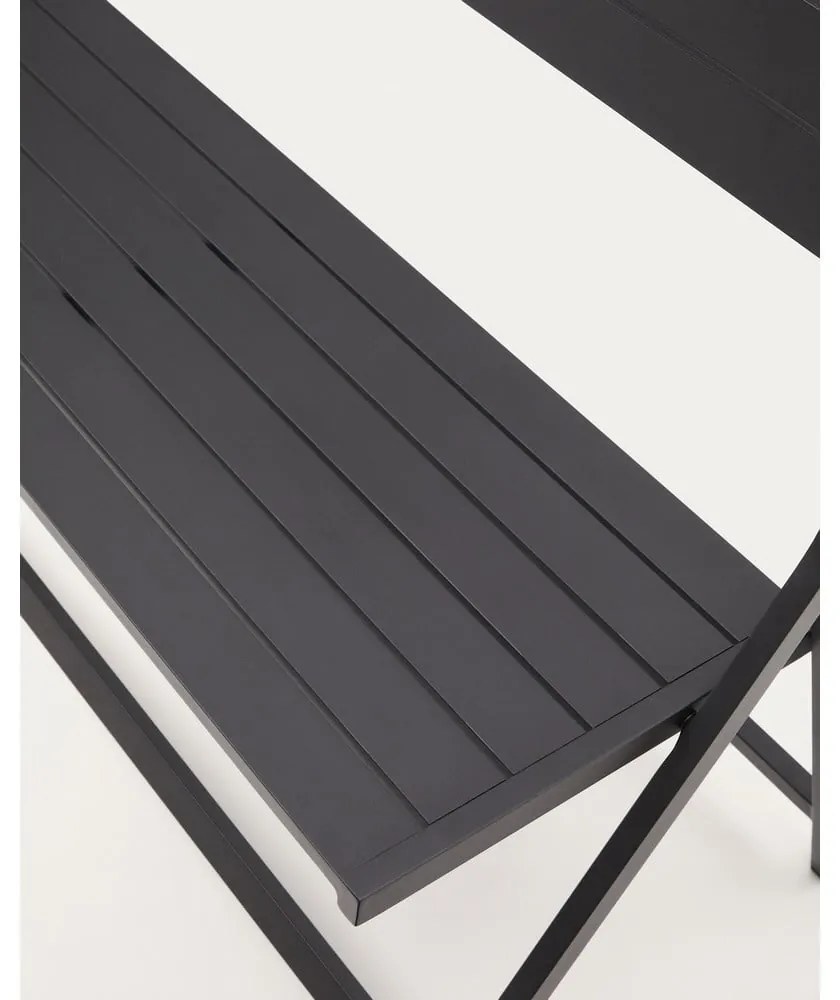 Fekete fém kerti pad Torreta – Kave Home