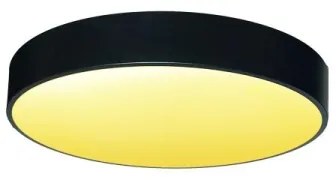 LED Dimmelhető mennyezeti lámpa LED/50W/230V 3000-6500K fekete + távirányítás