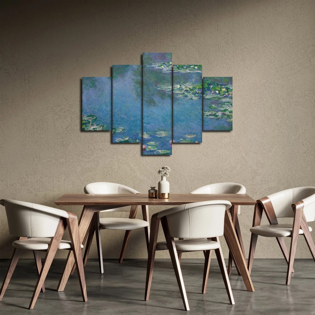 Kép - Claude Monet, Water Lilies, reprodukciók (150x105 cm)