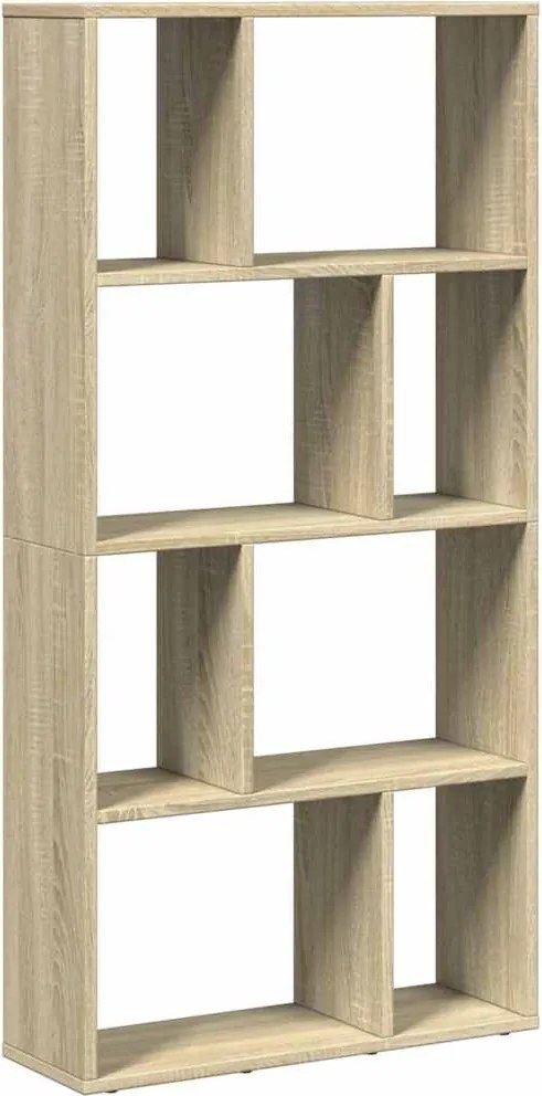 vidaXL sonoma tölgy színű szerelt fa könyvespolc 60 x 20 x 120,5 cm
