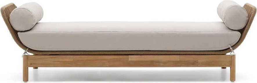 Natúr színű akácfa kerti kanapé Catalina – Kave Home