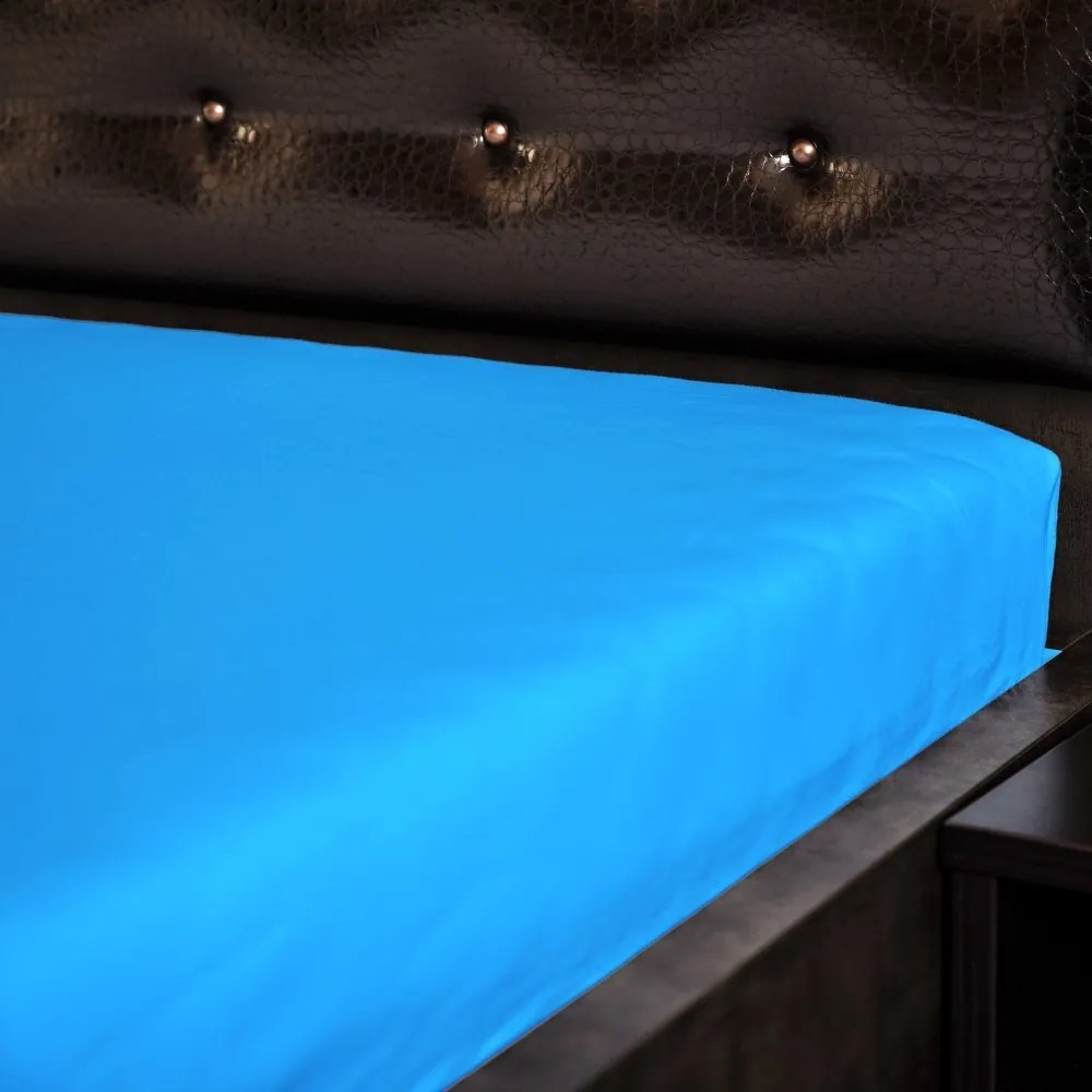 Jersey lepedő - türkiz 12 Méretek: 90x200 cm