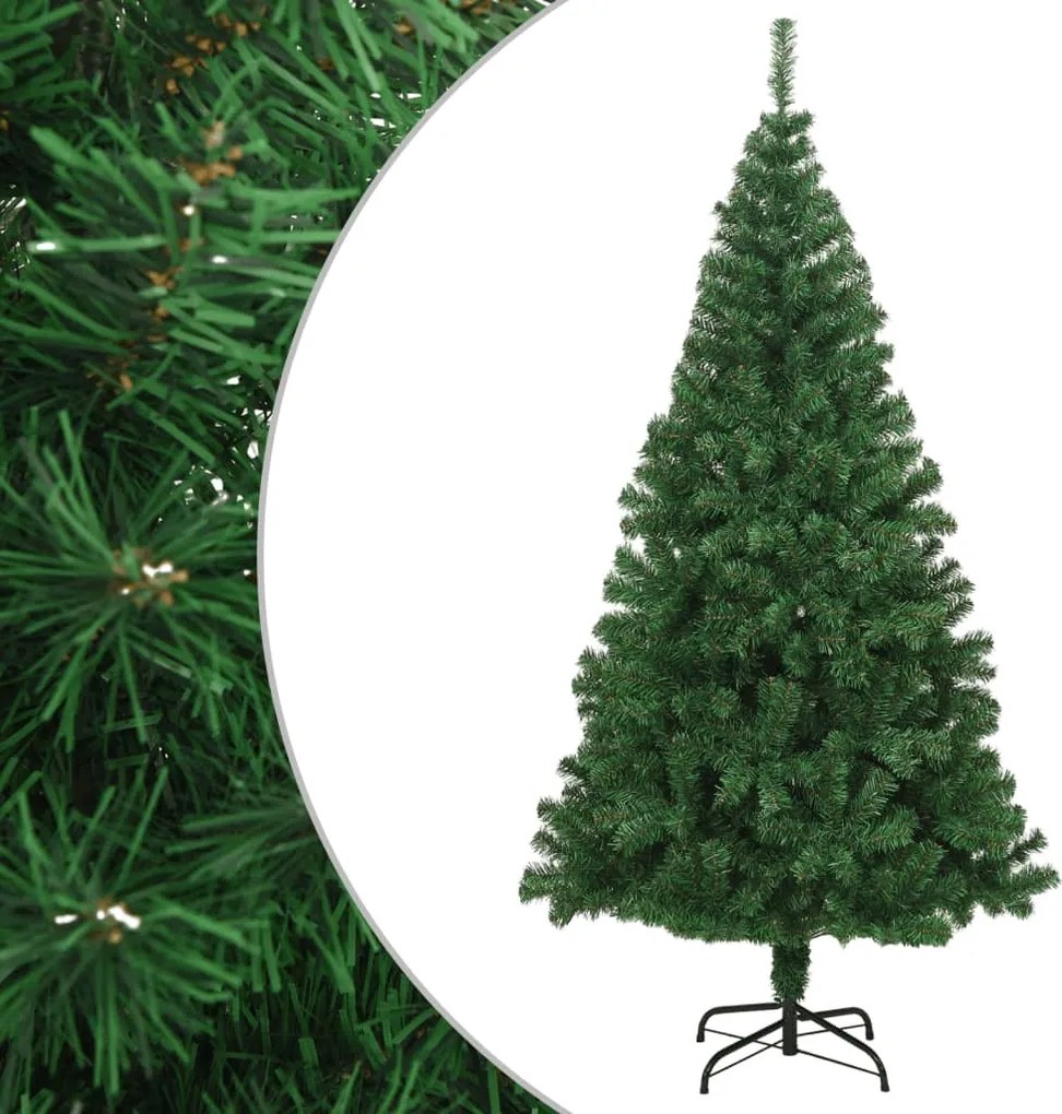 vidaXL zöld PVC műkarácsonyfa vastag ágakkal 240 cm
