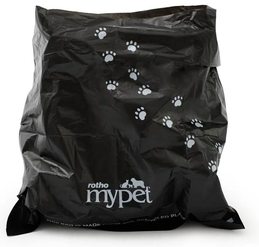Fekete macskaürülék zacskó szett 4 db-os 11x18 cm Biala – Rotho