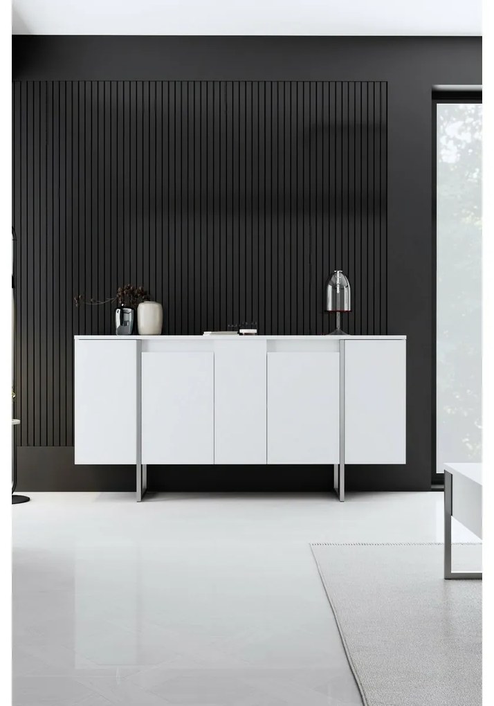 Luxe White and Silver szekrény