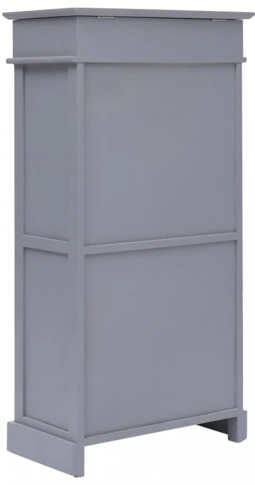 szürke császárfa cipősszekrény 50 x 28 x 98 cm